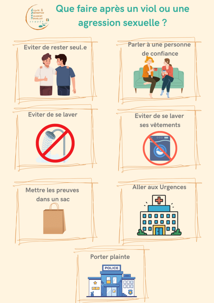 Que faire après un viol ou une agression sexuelle